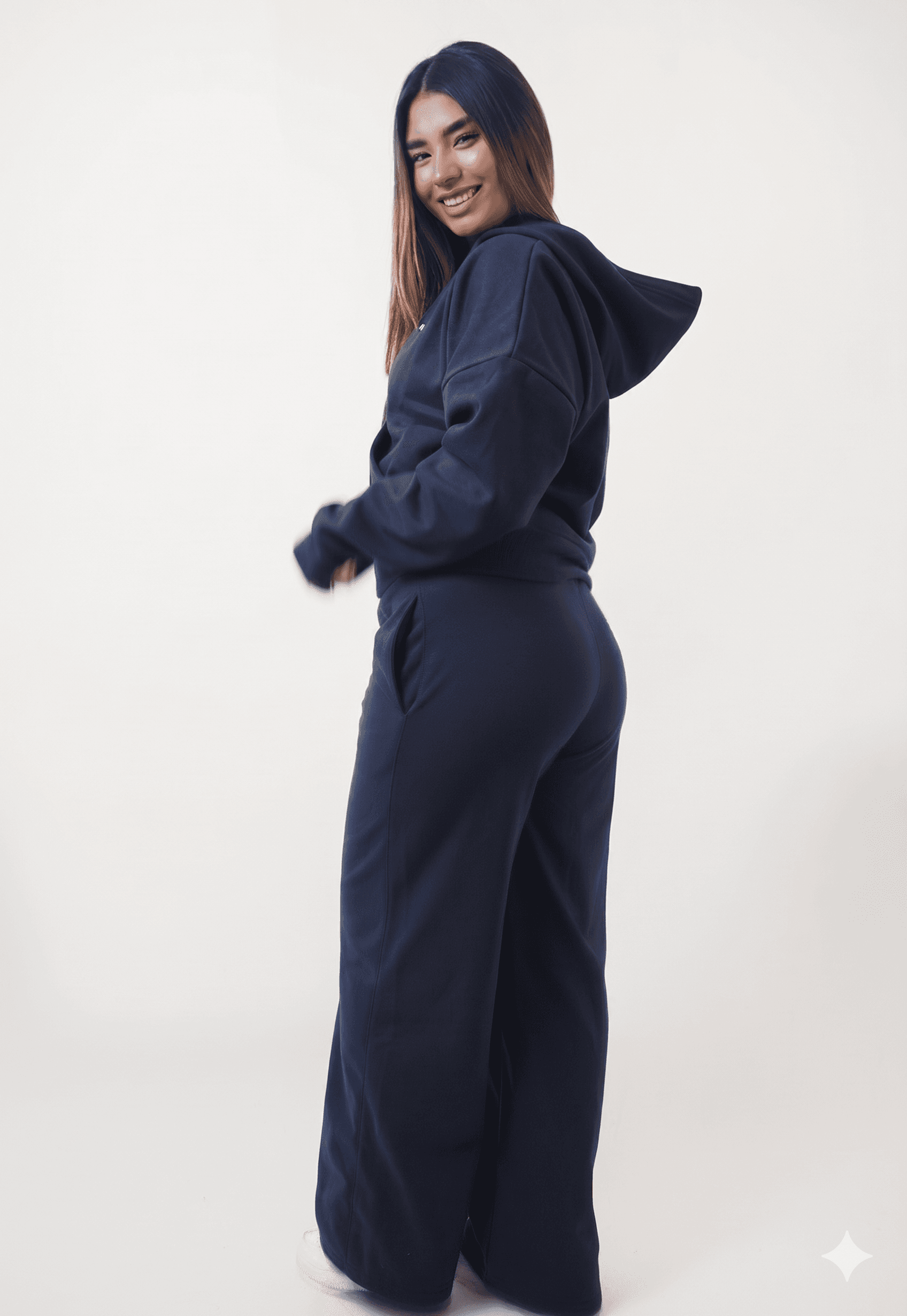 Sudadera para Mujer - London - Azul Oscuro, S/M